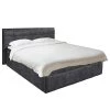 Loftscape Lit boxspring Jansen - Aspect cuir vieilli - Anthracite