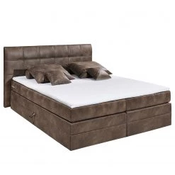Loftscape Lit boxspring Colider - Microfibre - Marron -Lits & literie Soldes 1000021843 210810 16173200073 DETAILS P000000001000021843