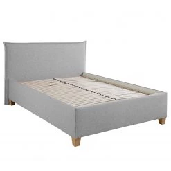 Ars Natura Lit capitonné Kolbäck Tissu structuré - Granit - 140 x 200cm - Avec sommier à lattes -Lits & literie Soldes 1000061924 201218 17492100005 DETAILS P000000001000061924