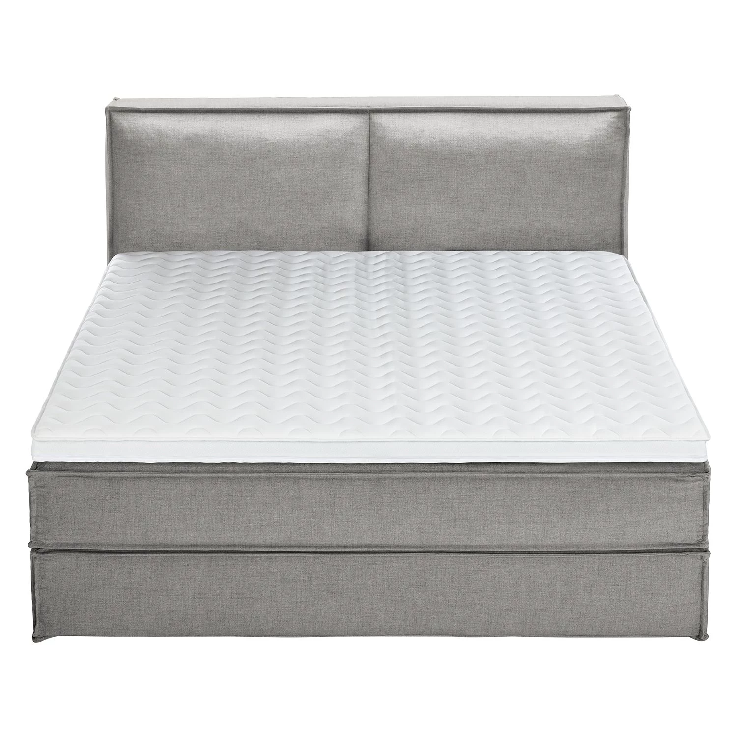 Lit boxspring Kinx - Tissu KINX : Gris - 200 x 200cm - D2 souple - 130 cm 11 Lit boxspring Kinx - Tissu KINX : Gris - 200 x 200cm - D2 souple - 130 cm – Image 11