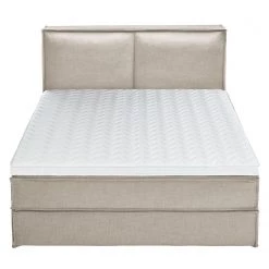 Lit boxspring Kinx - Tissu KINX : Beige - 180 x 200cm - D2 souple - 130 cm -Lits & literie Soldes 1000062037 180615 124901204 GALLERYIMAGES P000000001000062037