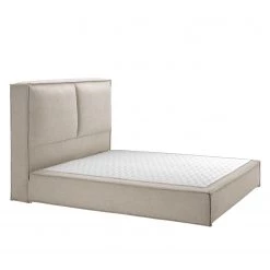 Lit boxspring Kinx - Tissu KINX : Beige - 180 x 200cm - D2 souple - 130 cm -Lits & literie Soldes 1000062037 180615 124901208 GALLERYIMAGES P000000001000062037