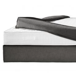 Lit boxspring Kinx - Tissu KINX : Anthracite - 180 x 200cm - D2 souple - 100 cm 27 Lit boxspring Kinx - Tissu KINX : Anthracite - 180 x 200cm - D2 souple - 100 cm -Lits & literie Soldes 1000062041 180615 124914257 GALLERYIMAGES P000000001000062041