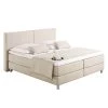 Loftscape Lit boxspring Nilan - Ecru - 180 x 200cm - Matelas à ressorts Bonnell - D2 souple
