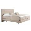 Loftscape Lit boxspring Tevin - Beige - 100 x 200cm - Matelas à ressorts Bonnell - D2 souple