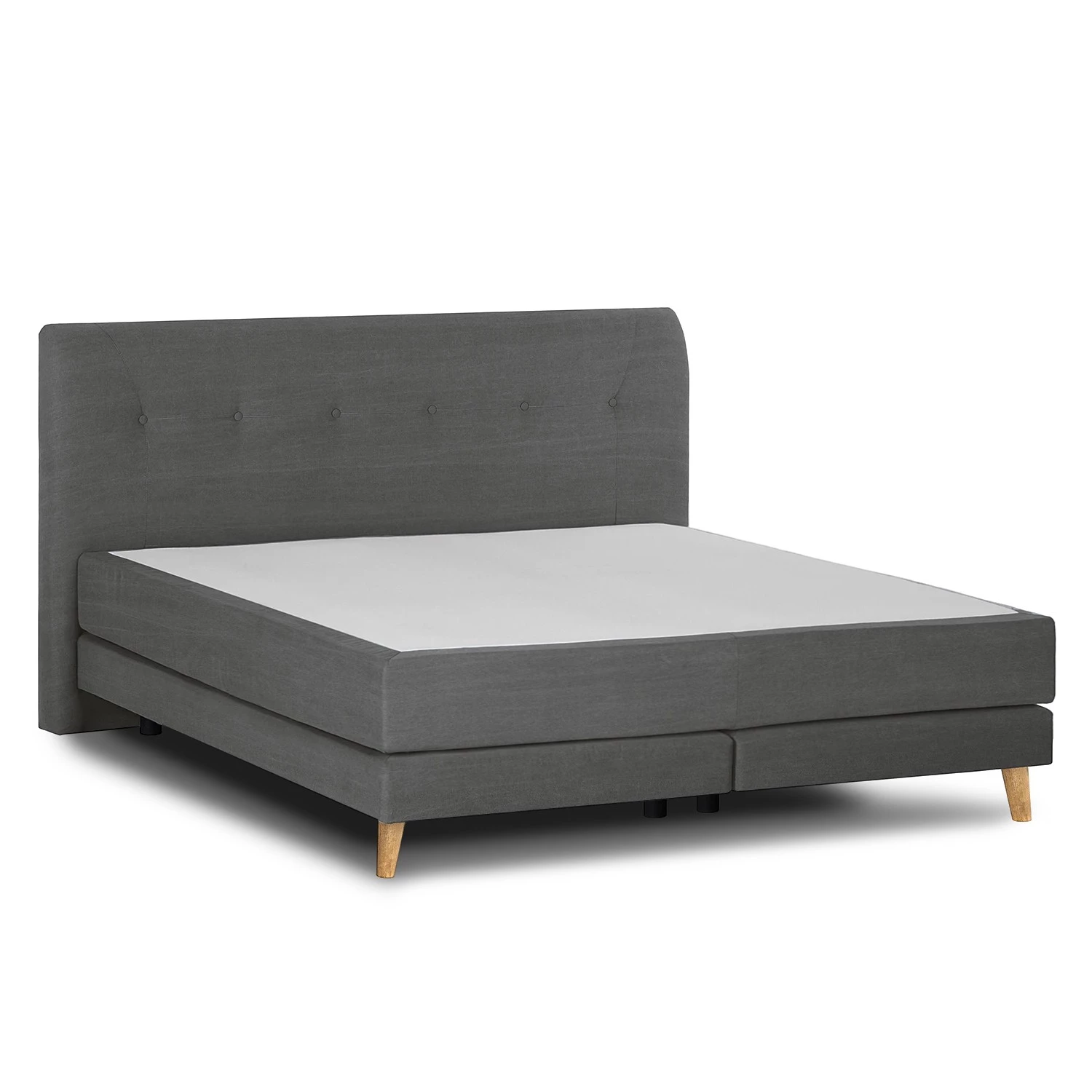 Mørteens Lit boxspring Mälby - Anthracite - 140 x 200cm 4 Mørteens Lit boxspring Mälby - Anthracite - 140 x 200cm – Image 4