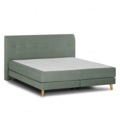Mørteens Lit boxspring Mälby - Kaki - 160 x 200cm -Lits & literie Soldes 1000071025 211007 09285900092 DETAILS P000000001000071025