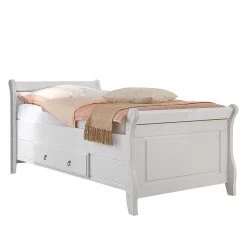 Maison Belfort Lit simple en bois massif Cenan - Epicéa blanc - 90 x 200cm -Lits & literie Soldes 1000104364 211122 08321000811 DETAILS P000000001000104364