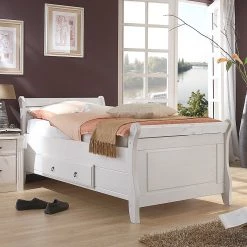 Maison Belfort Lit simple en bois massif Cenan - Epicéa blanc - 90 x 200cm -Lits & literie Soldes 1000104364 211122 08321000822 DETAILS P000000001000104364