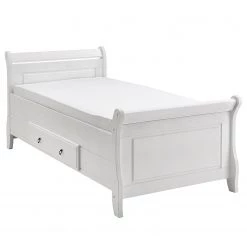 Maison Belfort Lit simple en bois massif Cenan - Epicéa blanc - 90 x 200cm -Lits & literie Soldes 1000104364 211122 08321000833 DETAILS P000000001000104364