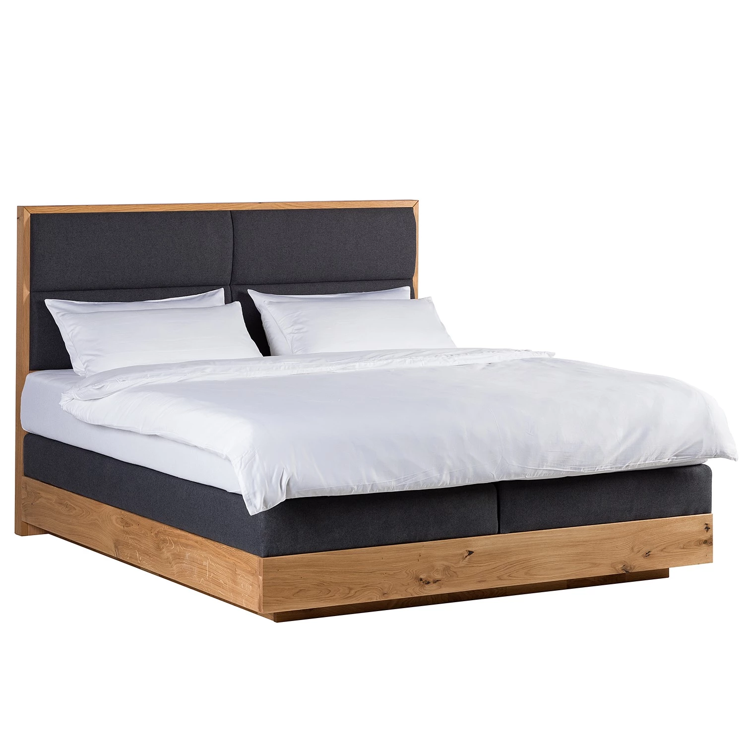Ars Natura Lit boxspring LaamliaWood I - Chêne massif - 180 x 200cm 1 Ars Natura Lit boxspring LaamliaWood I - Chêne massif - 180 x 200cm