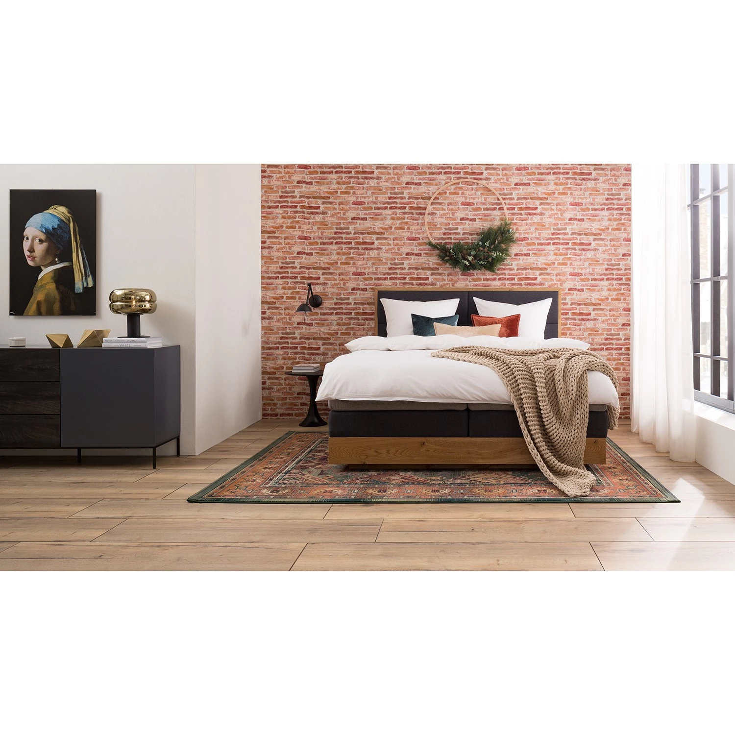 Ars Natura Lit boxspring LaamliaWood I - Chêne massif - 180 x 200cm 4 Ars Natura Lit boxspring LaamliaWood I - Chêne massif - 180 x 200cm – Image 4
