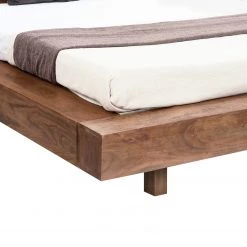 Wolf-Möbel Lit en bois massif Guru - Acacia massif - Acacia marron -Lits & literie Soldes 1000119821 220223 040 DETAILS P000000001000119821