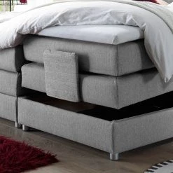 Loftscape Lit boxspring Jamana - Gris clair -Lits & literie Soldes 1000123096 181115 15385110 GALLERYIMAGES P000000001000123096
