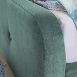 Mørteens Lit capitonné Klink - Menthe - 140 x 200cm -Lits & literie Soldes 1000123459 211130 14170200087 DETAILS P000000001000123459