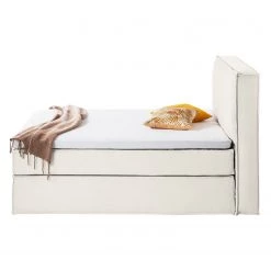 Eva Padberg Collection Lit boxspring Kinx - Étoffe de coton - Blanc -Lits & literie Soldes 1000123502 180709 030 GALLERYIMAGES P000000001000123502