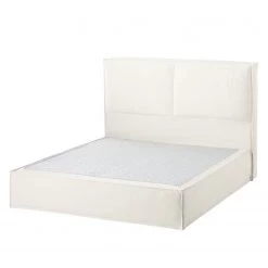 Eva Padberg Collection Lit boxspring Kinx - Étoffe de coton - Blanc -Lits & literie Soldes 1000123502 180709 070 GALLERYIMAGES P000000001000123502