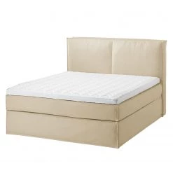 Eva Padberg Collection Lit boxspring Kinx - Étoffe de coton - Sable -Lits & literie Soldes 1000123503 180709 060 GALLERYIMAGES P000000001000123503