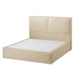 Eva Padberg Collection Lit boxspring Kinx - Étoffe de coton - Sable -Lits & literie Soldes 1000123503 180709 080 GALLERYIMAGES P000000001000123503