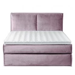 Lit boxspring Kinx - Velours Fraya: Mauve - 180 x 200cm - D2 souple - 130 cm -Lits & literie Soldes 1000125271 180905 10222335 GALLERYIMAGES P000000001000125271