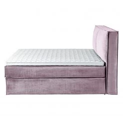 Lit boxspring Kinx - Velours Fraya: Mauve - 180 x 200cm - D2 souple - 130 cm -Lits & literie Soldes 1000125271 180905 10222336 GALLERYIMAGES P000000001000125271
