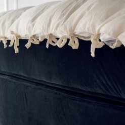 Lit boxspring Kinx - Velours Fraya: Bleu marine - 180 x 200cm - D2 souple - 130 cm -Lits & literie Soldes 1000125281 180914 15111118 GALLERYIMAGES P000000001000125281