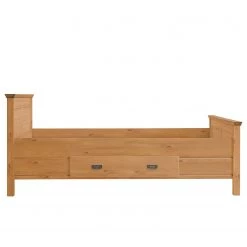 Maison Belfort Lit en bois massif Bergen - Epicéa lessivé - 140 x 200cm -Lits & literie Soldes 1000125652 220406 040 DETAILS P000000001000125652