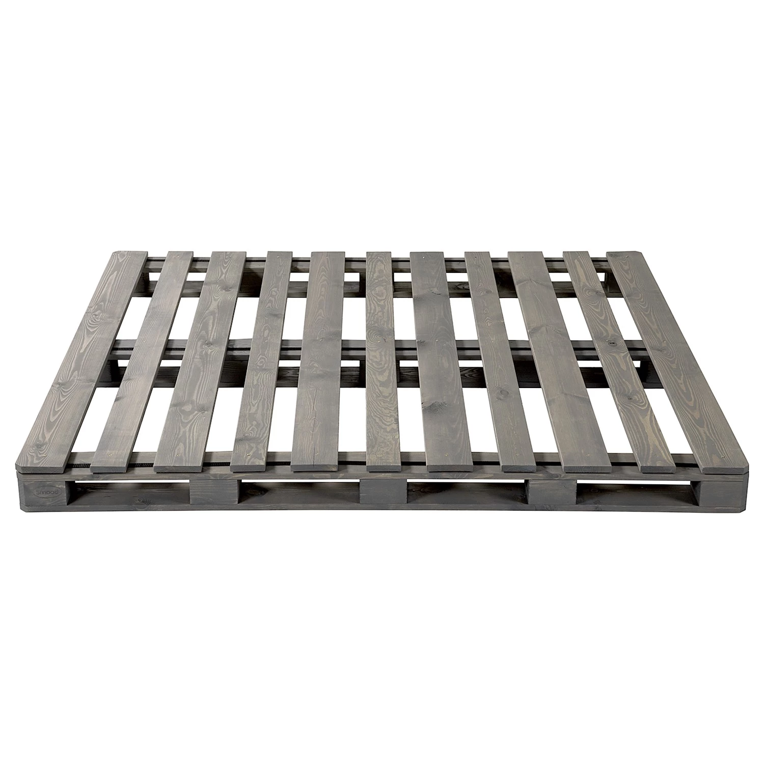 Lit palette Smood - Pin massif - Gris - 180 x 200cm 8 Lit palette Smood - Pin massif - Gris - 180 x 200cm – Image 8