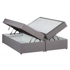 KiYDOO Lit capitonné Asmara (avec coffre) - Tissu - Gris - Gris - 140 x 200cm - Sans tête de lit 16 KiYDOO Lit capitonné Asmara (avec coffre) - Tissu - Gris - Gris - 140 x 200cm - Sans tête de lit -Lits & literie Soldes 1000126690 180807 16133920 GALLERYIMAGES P000000001000126690