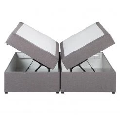 KiYDOO Lit capitonné Asmara (avec coffre) - Tissu - Gris - Gris - 140 x 200cm - Sans tête de lit 17 KiYDOO Lit capitonné Asmara (avec coffre) - Tissu - Gris - Gris - 140 x 200cm - Sans tête de lit -Lits & literie Soldes 1000126690 180807 16133921 GALLERYIMAGES P000000001000126690