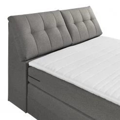 Fredriks Lit boxspring Venslev - Microfibre - Gris - 160 x 200cm -Lits & literie Soldes 1000129972 180912 07101591 GALLERYIMAGES P000000001000129972