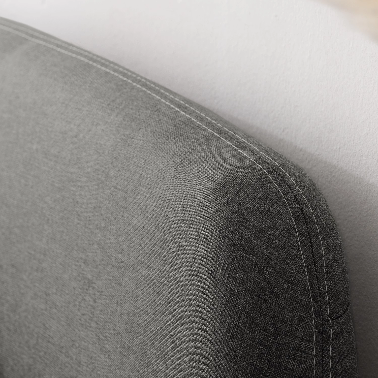 Mørteens Lit capitonné Belmonte - Tissu / Hévéa massif - Gris clair 9 Mørteens Lit capitonné Belmonte - Tissu / Hévéa massif - Gris clair – Image 9