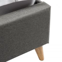 Mørteens Lit capitonné Almonte - Tissu / Hévéa massif - Gris clair -Lits & literie Soldes 1000131989 191031 06223900023 DETAILS P000000001000131989