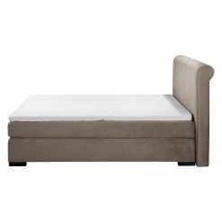 Maison Belfort Lit boxspring Willard I - Tissu - Taupe - 180 x 200cm -Lits & literie Soldes 1000134671 181012 17294517 GALLERYIMAGES P000000001000134671
