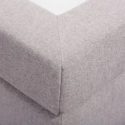 Maison Belfort Lit boxspring Willard - Tissu structuré - Gris - 140 x 200cm 22 Maison Belfort Lit boxspring Willard - Tissu structuré - Gris - 140 x 200cm -Lits & literie Soldes 1000134672 181012 17294635 GALLERYIMAGES P000000001000134672