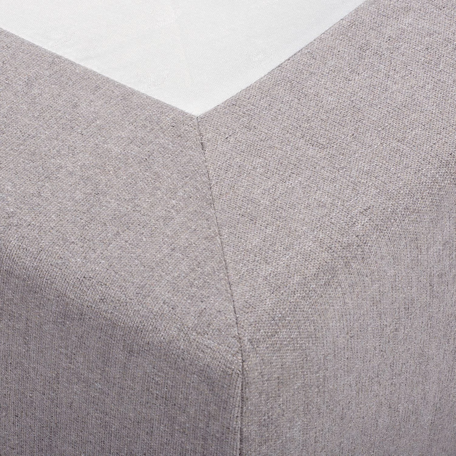 Maison Belfort Lit boxspring Willard - Tissu structuré - Gris - 140 x 200cm 9 Maison Belfort Lit boxspring Willard - Tissu structuré - Gris - 140 x 200cm – Image 9