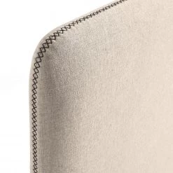 Norrwood Lit capitonné Feda - Tissu - Beige chiné -Lits & literie Soldes 1000135371 181026 114435159 GALLERYIMAGES P000000001000135371