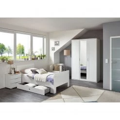 Wimex Lit Nadja - Blanc - 100 x 200cm -Lits & literie Soldes 1000136816 181015 110754156 MOOD GALLERYIMAGES P000000001000136816 mood