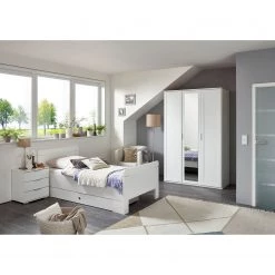 Wimex Lit Nadja - Blanc - 100 x 200cm -Lits & literie Soldes 1000136816 181015 110754157 MOOD GALLERYIMAGES P000000001000136816 mood