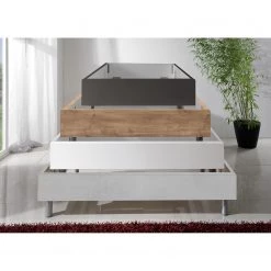 Wimex Cadre de lit Easy Beds - Imitation chêne parqueté - 120 x 200cm -Lits & literie Soldes 1000136961 220608 030 DETAILS P000000001000136961