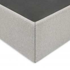 Norrwood Lit capitonné Faugh - Tissu - Gris - 160 x 200cm -Lits & literie Soldes 1000138131 181026 11015929 GALLERYIMAGES P000000001000138131