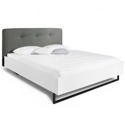 Lit SKØP VII - Gris foncé / Blanc - 140 x 200cm -Lits & literie Soldes 1000142617 210810 16174600438 DETAILS P000000001000142617