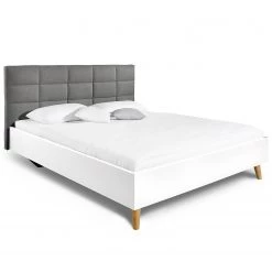 Lit SKØP IX - Gris foncé / Blanc - 140 x 200cm -Lits & literie Soldes 1000142631 210810 16174100311 DETAILS P000000001000142631