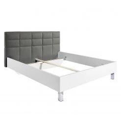 Lit SKØP X - Gris foncé / Blanc - 140 x 200cm -Lits & literie Soldes 1000142632 181116 132840372 GALLERYIMAGES P000000001000142632