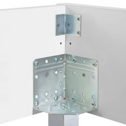 Lit SKØP X - Gris foncé / Blanc - 140 x 200cm -Lits & literie Soldes 1000142632 181116 132841374 GALLERYIMAGES P000000001000142632