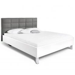 Lit SKØP X - Gris foncé / Blanc - 140 x 200cm -Lits & literie Soldes 1000142632 210810 16174100309 DETAILS P000000001000142632