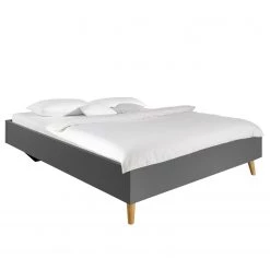 Lit SKØP XIII - Gris - 140 x 200cm