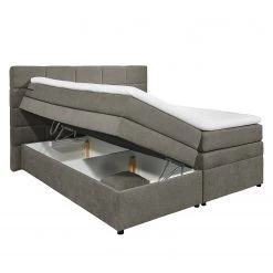 Fredriks Boxspringbett Poppel - Tissu - Gris minéral -Lits & literie Soldes 1000143678 181116 15553510 GALLERYIMAGES P000000001000143678