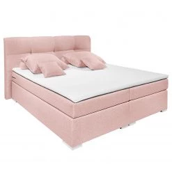 Fredriks Lit boxspring Marangaroo - Tissu - Rose vieilli - 180 x 200cm -Lits & literie Soldes 1000143699 210810 16173800237 DETAILS P000000001000143699