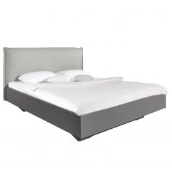 Lit SKØP - Gris clair / Anthracite - 160 x 200cm